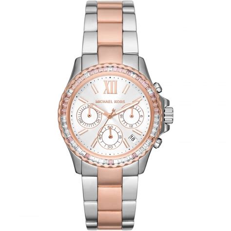 two tone watch michael kors|michael kors everest chronograph.